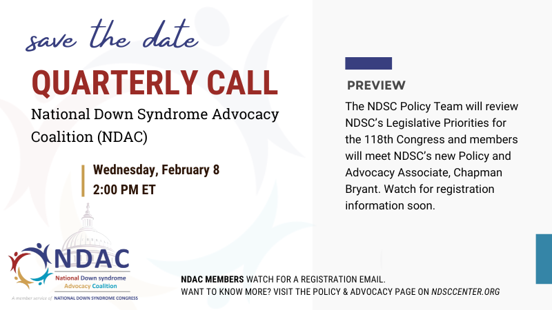 NDSC E-News ~ January 2023 | National Down Syndrome Congress